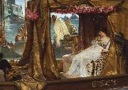 Alma-Tadema, Sir Lawrence The Meeting of Antony and Cleopatra (mk23) oil on canvas